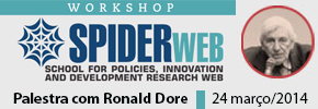 SpiderWeb - palestra com Ronald Dore